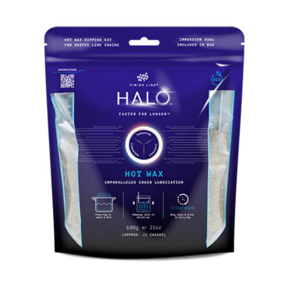 Lubrificante Ceramico Granulare Per Catene Finish Line Halo Wax busta da 600gr