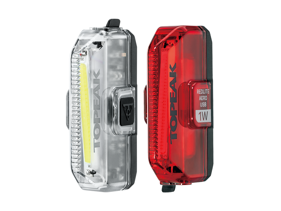 Kit fanalini a led Topeak Aero Usb 1W Combo